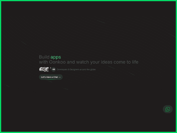 OonkoO V3 Landing Page